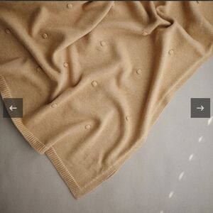 Mushie Dotted Knit Blanket
